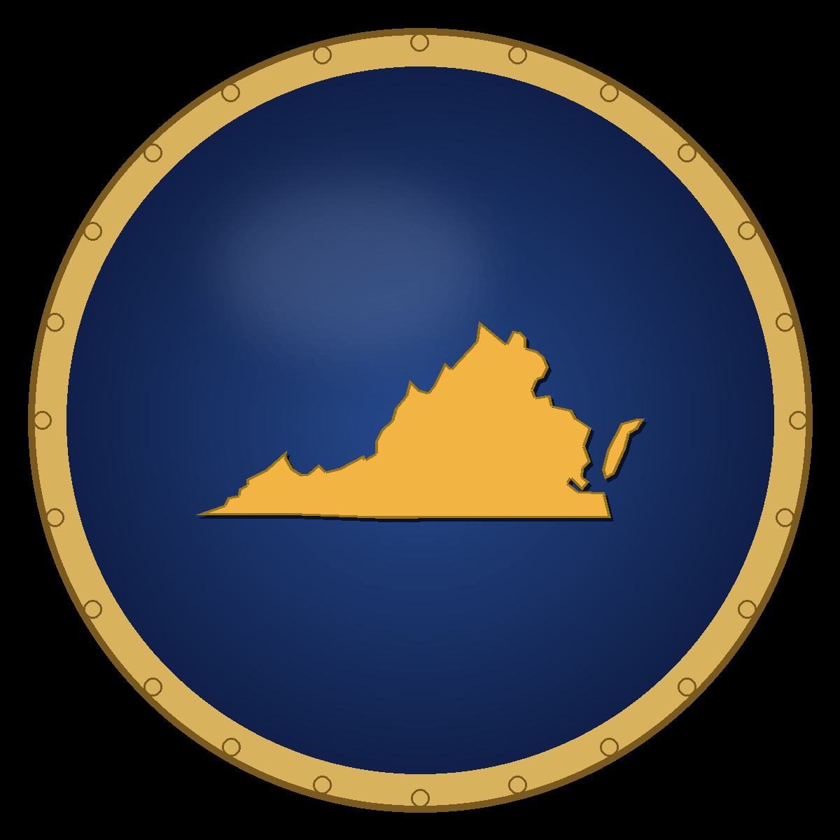 Virginia place badge