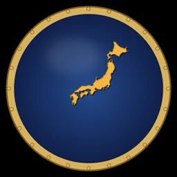 Japan place badge