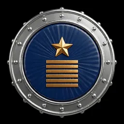 Stars & Stripes Bite badge