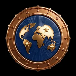 Three-Continent Club badge