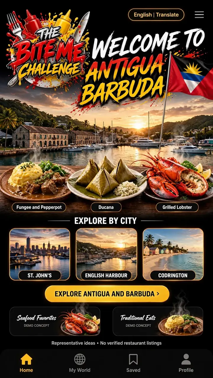 Welcome to Antigua and Barbuda — The Bite Me Challenge