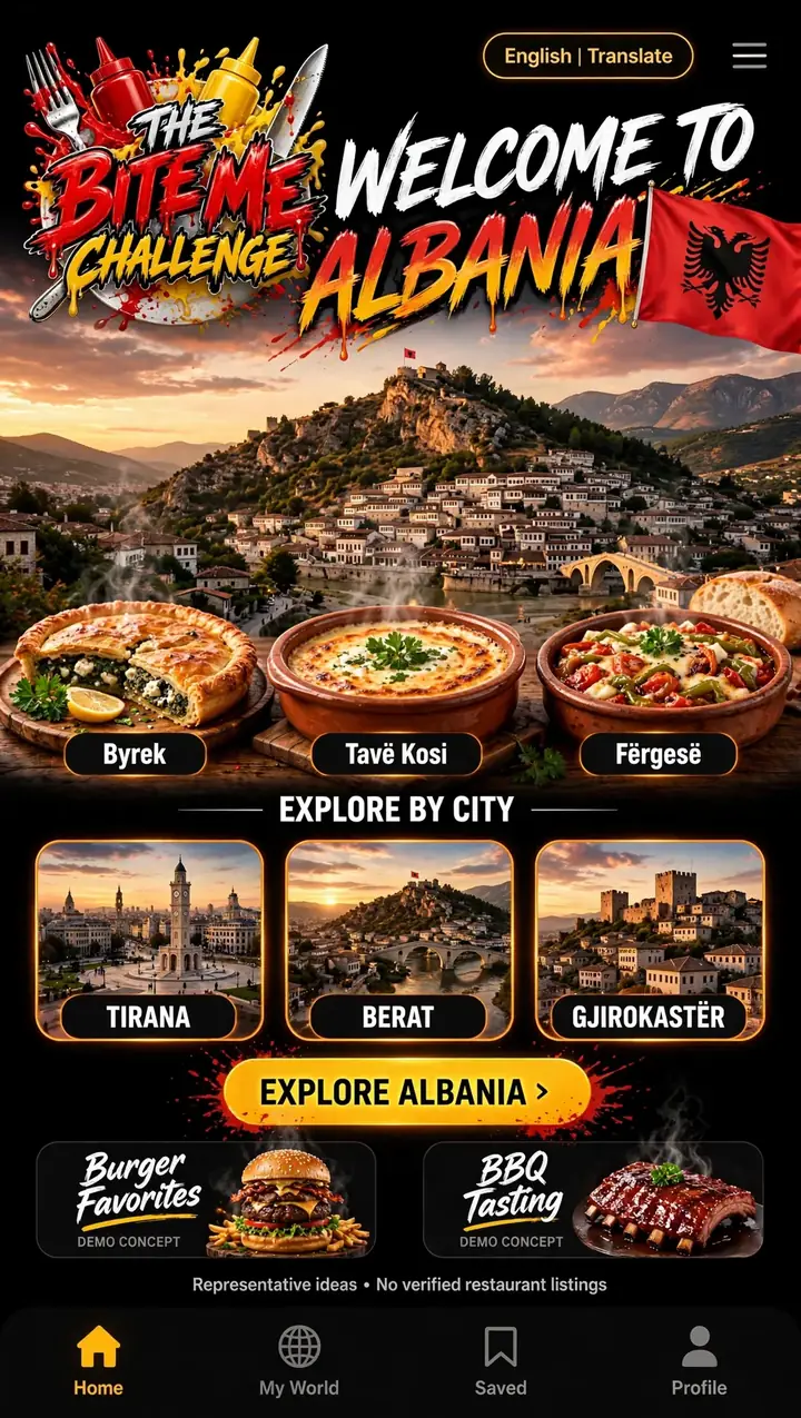 Welcome to Albania — The Bite Me Challenge