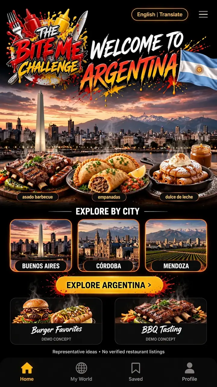 Welcome to Argentina — The Bite Me Challenge