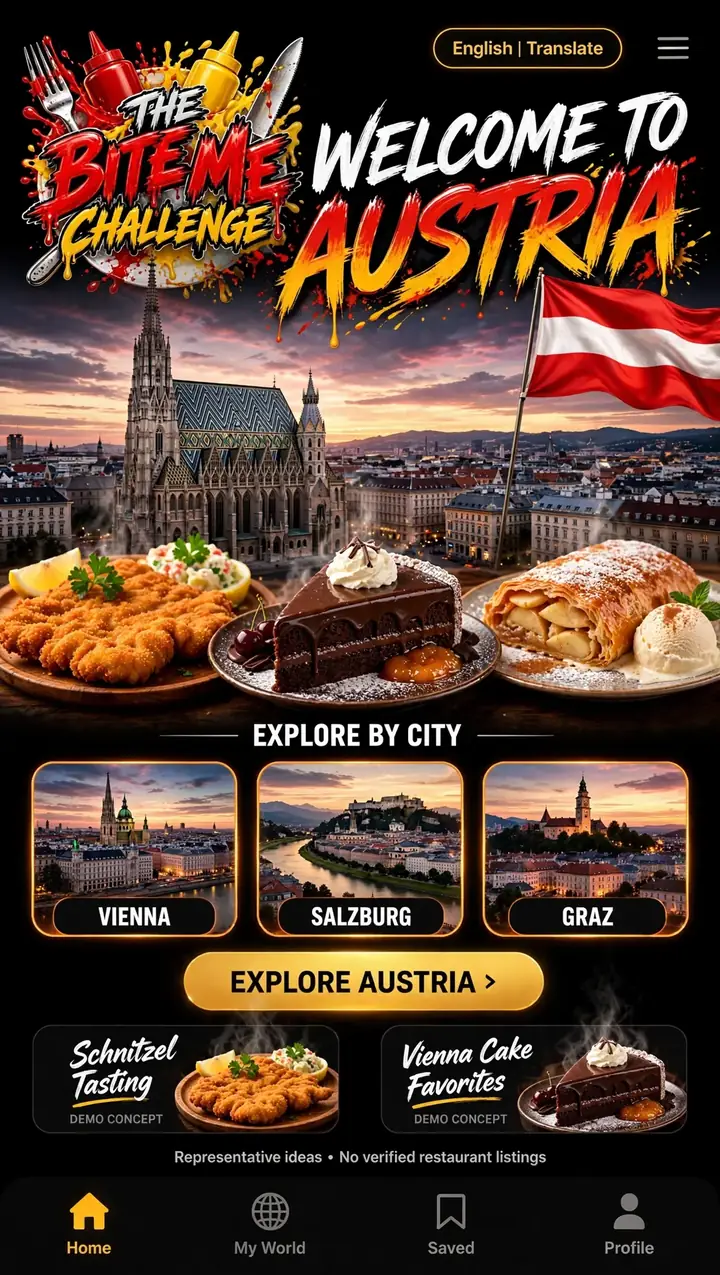 Welcome to Austria — The Bite Me Challenge