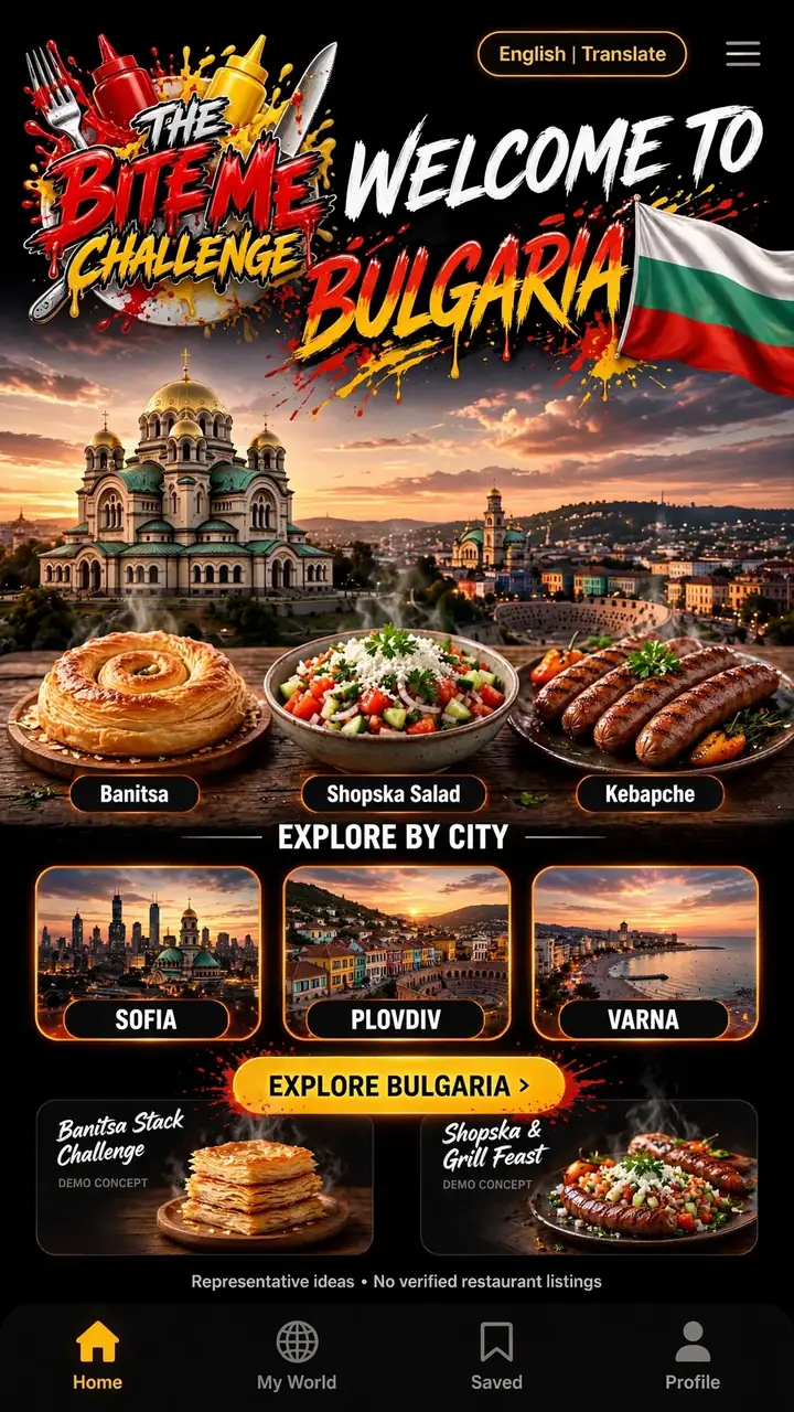 Welcome to Bulgaria — The Bite Me Challenge