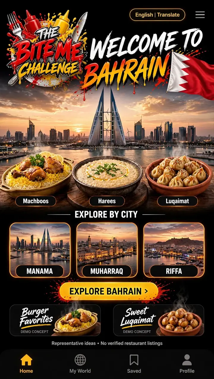 Welcome to Bahrain — The Bite Me Challenge