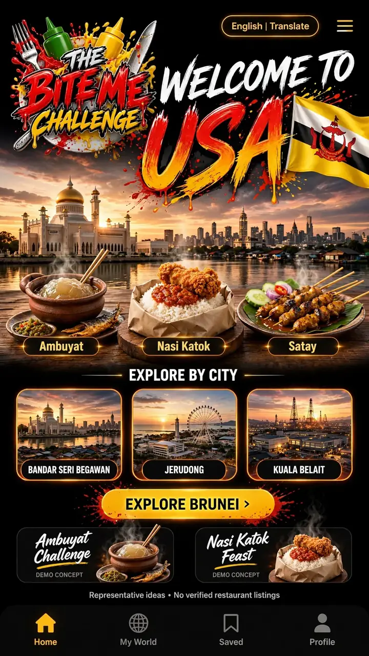 Welcome to Brunei — The Bite Me Challenge