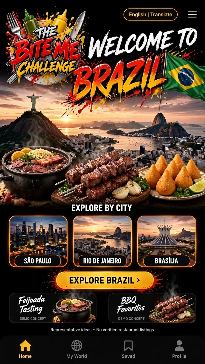 Welcome to Brazil — The Bite Me Challenge