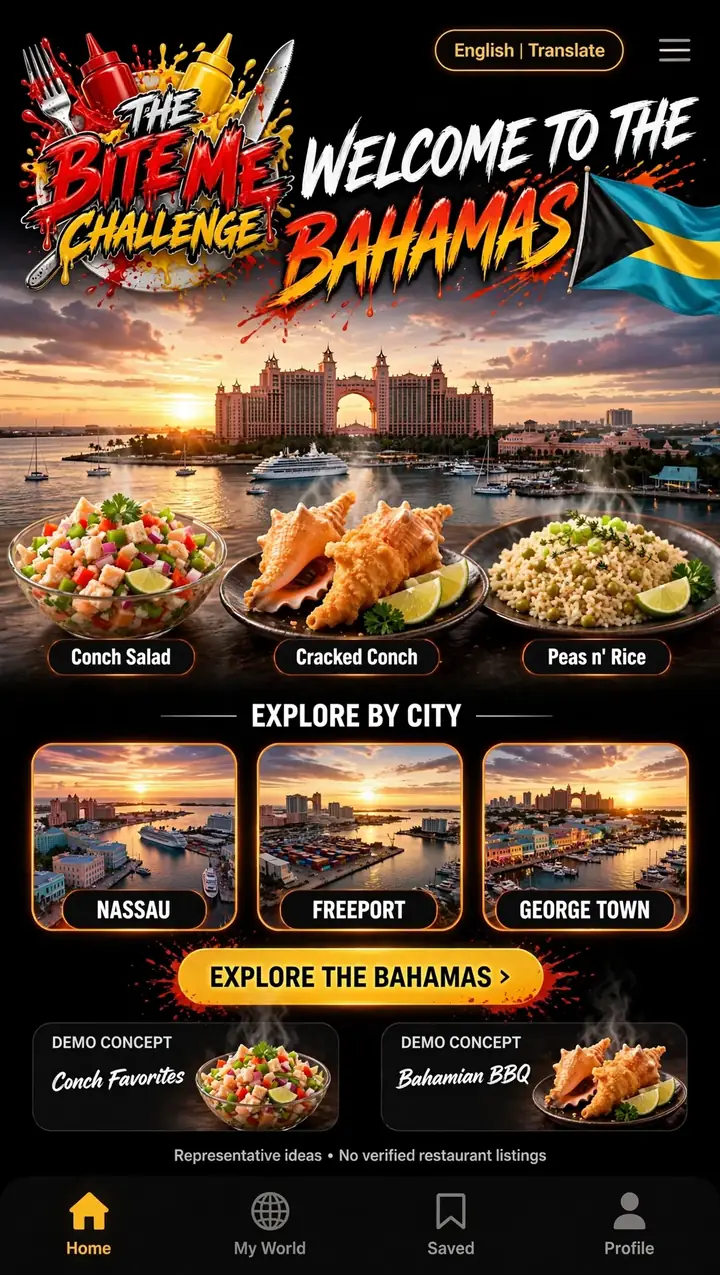 Welcome to Bahamas — The Bite Me Challenge