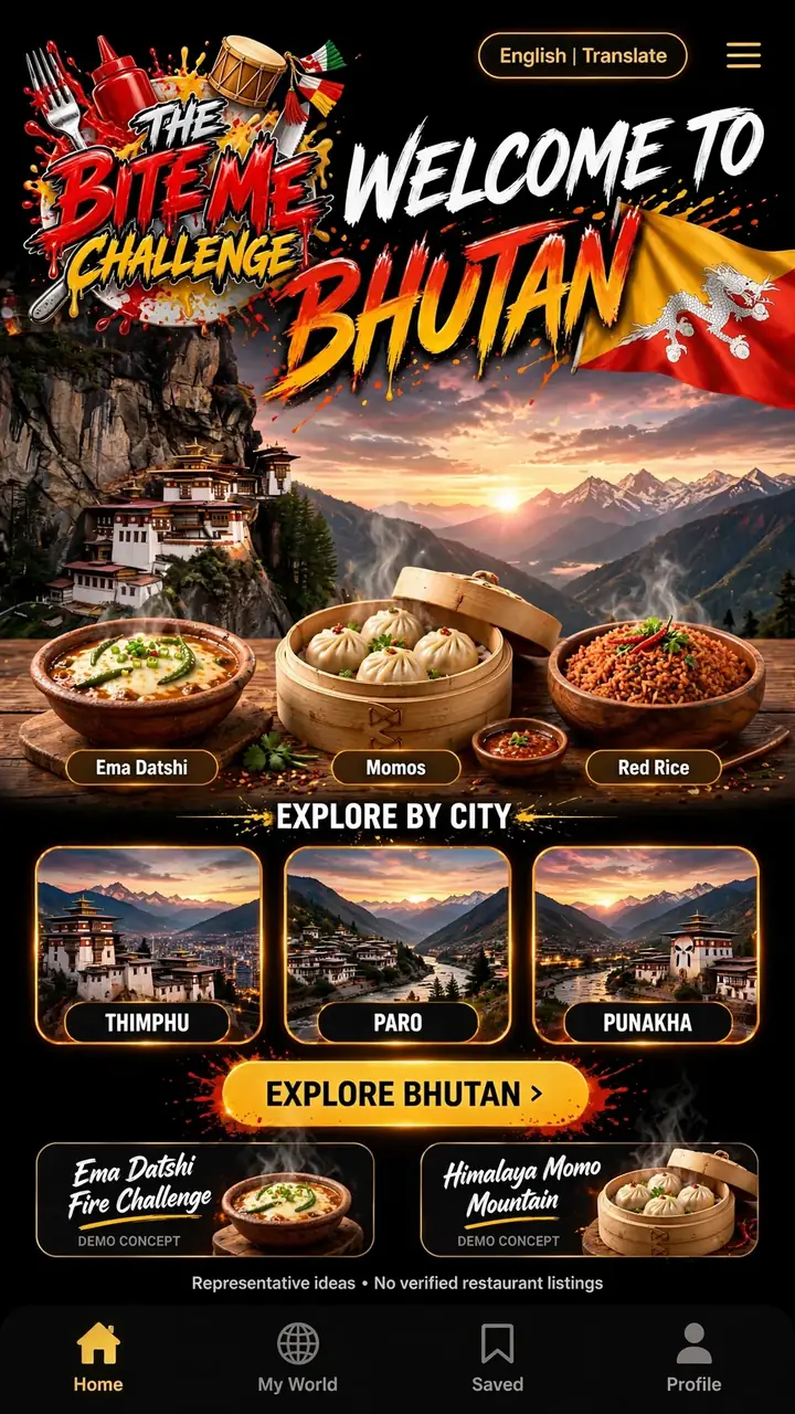 Welcome to Bhutan — The Bite Me Challenge