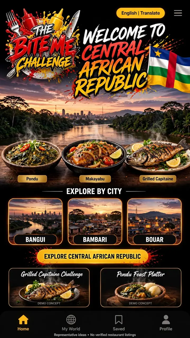 Welcome to Central African Republic — The Bite Me Challenge