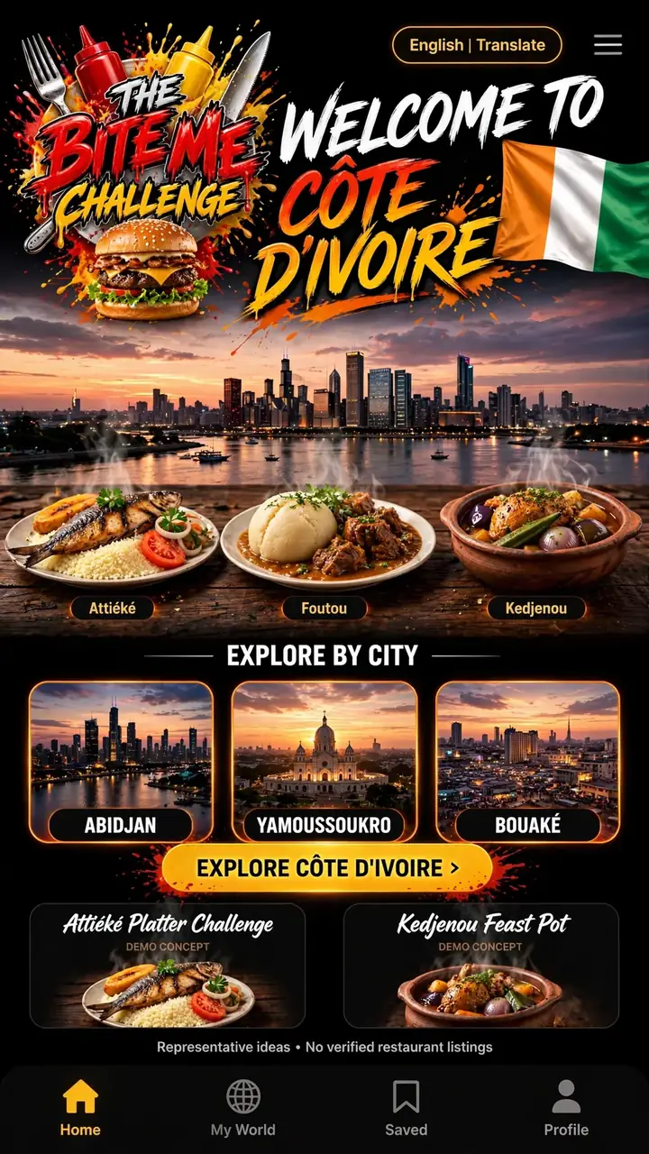 Welcome to Côte d'Ivoire — The Bite Me Challenge