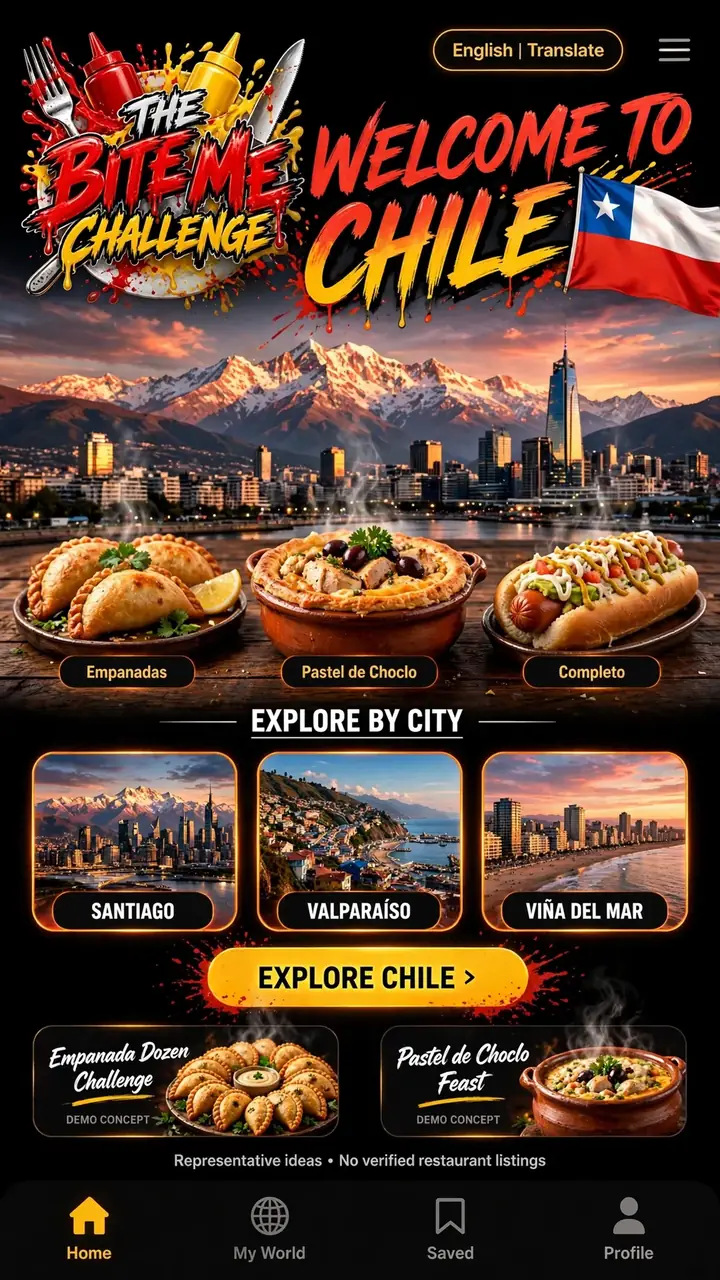 Welcome to Chile — The Bite Me Challenge