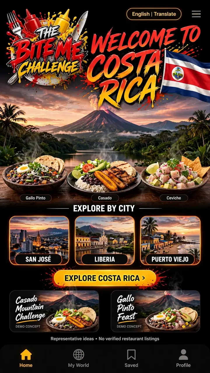 Welcome to Costa Rica — The Bite Me Challenge