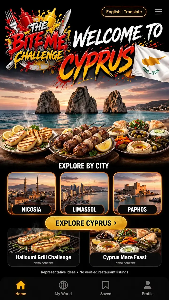 Welcome to Cyprus — The Bite Me Challenge