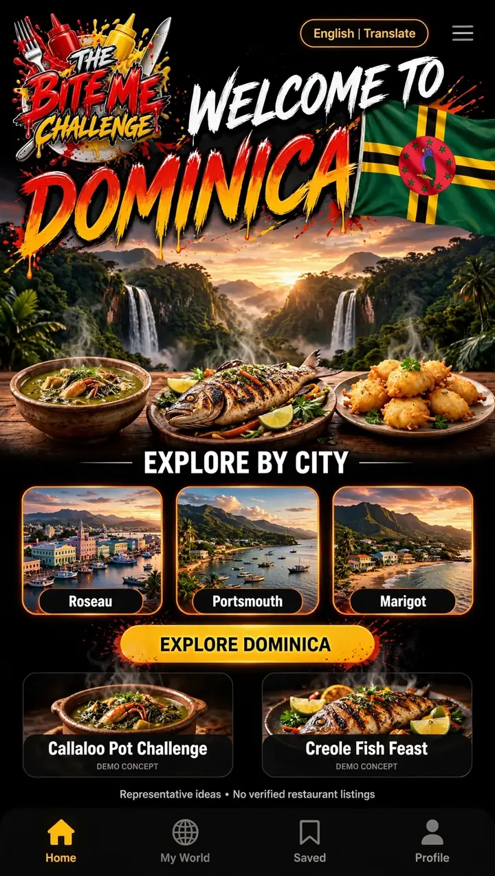Welcome to Dominica — The Bite Me Challenge
