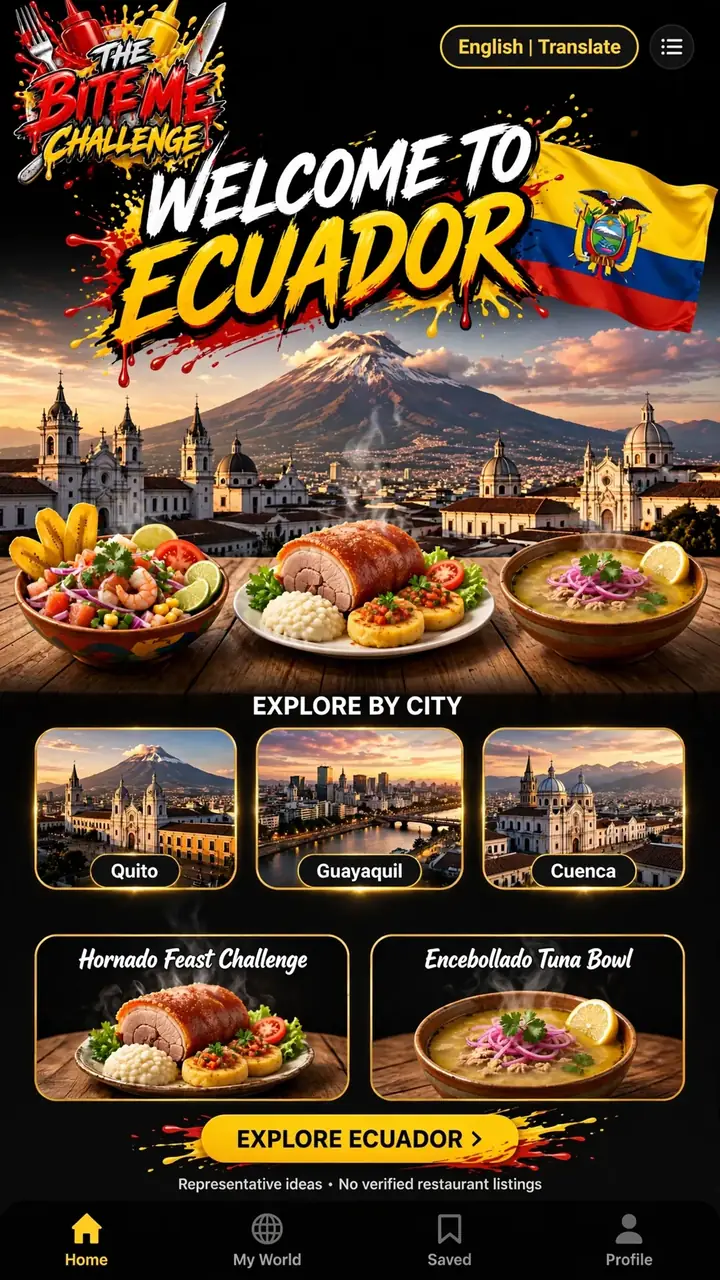 Welcome to Ecuador — The Bite Me Challenge