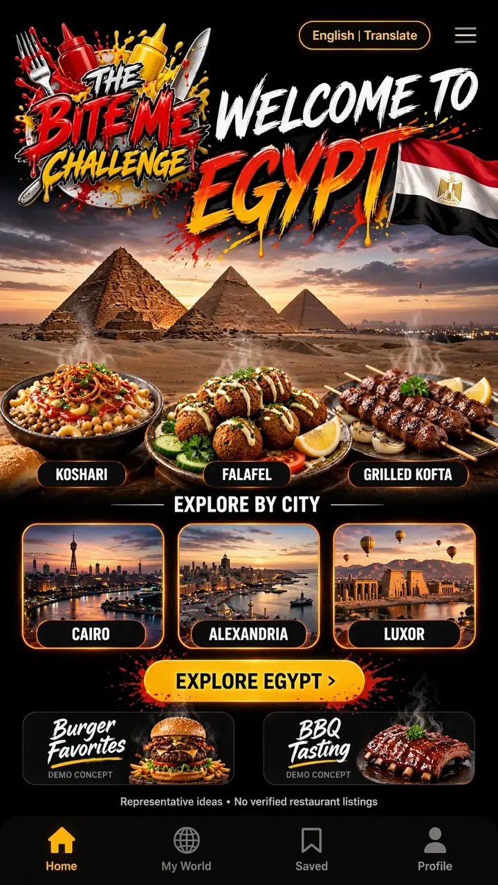 Welcome to Egypt — The Bite Me Challenge