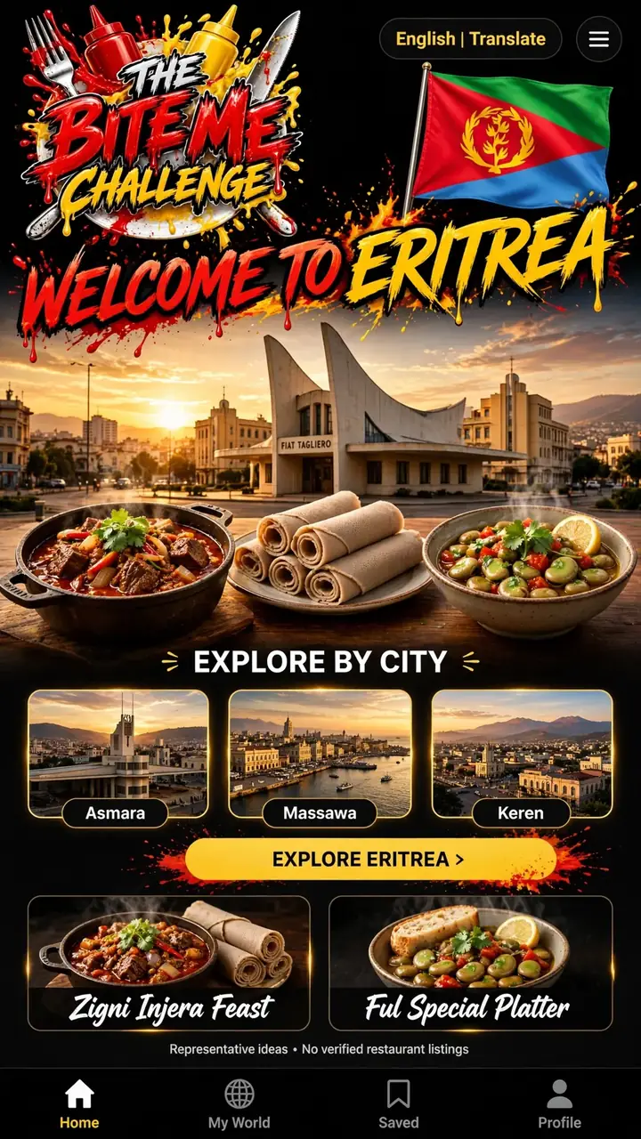 Welcome to Eritrea — The Bite Me Challenge