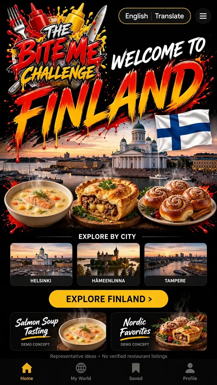 Welcome to Finland — The Bite Me Challenge