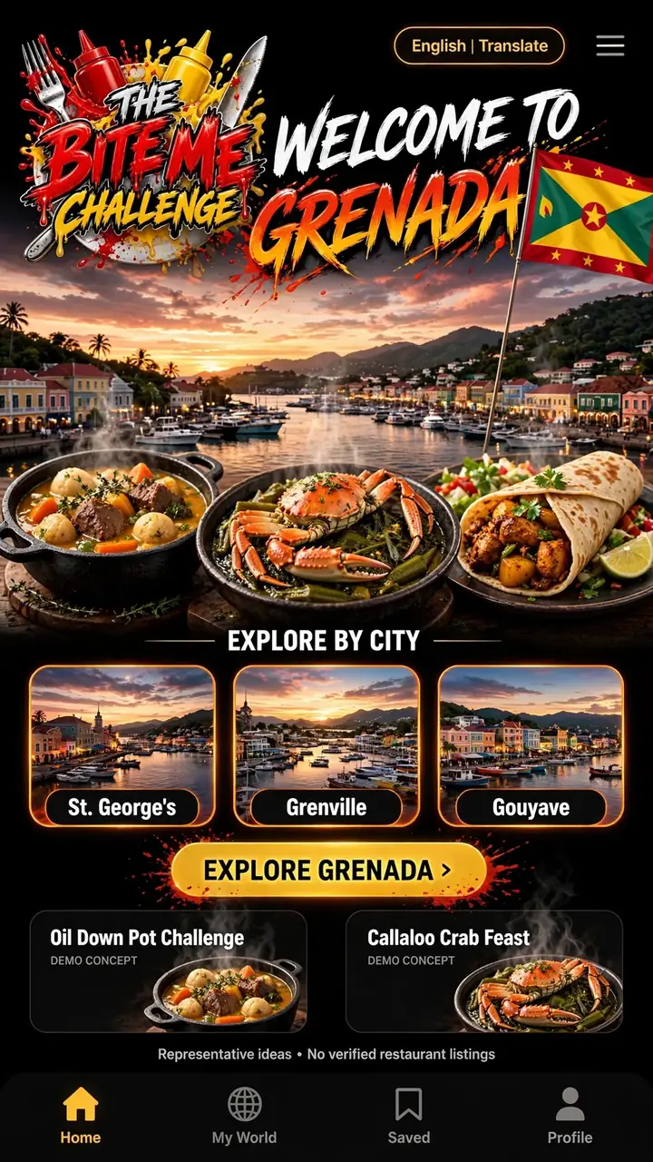 Welcome to Grenada — The Bite Me Challenge