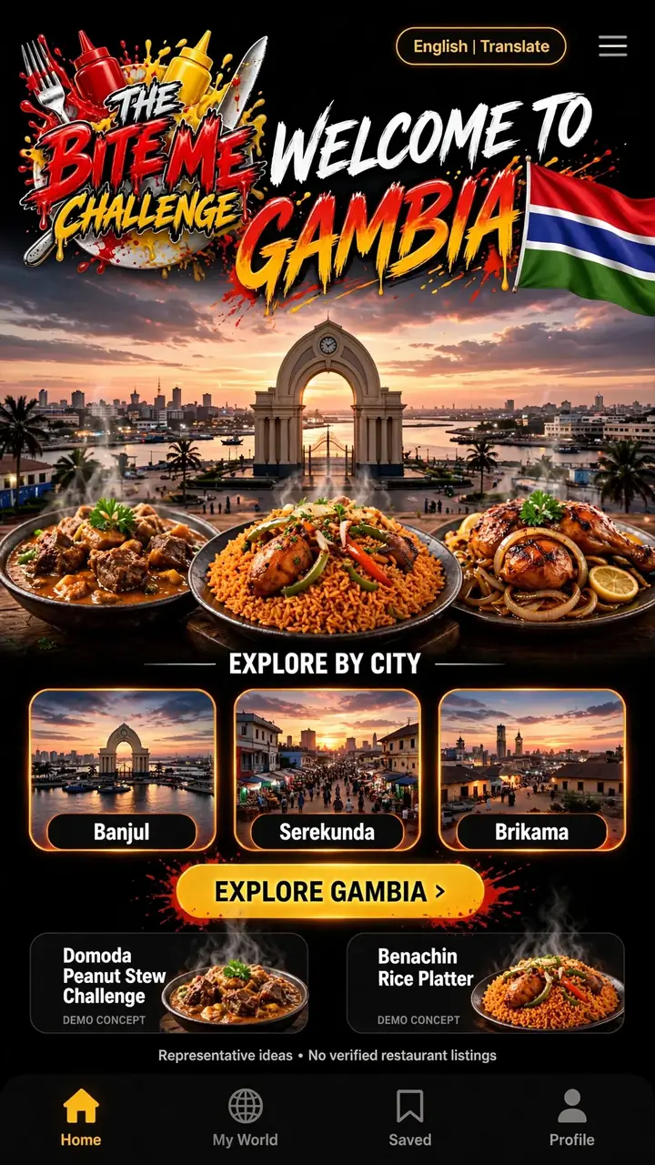 Welcome to Gambia — The Bite Me Challenge