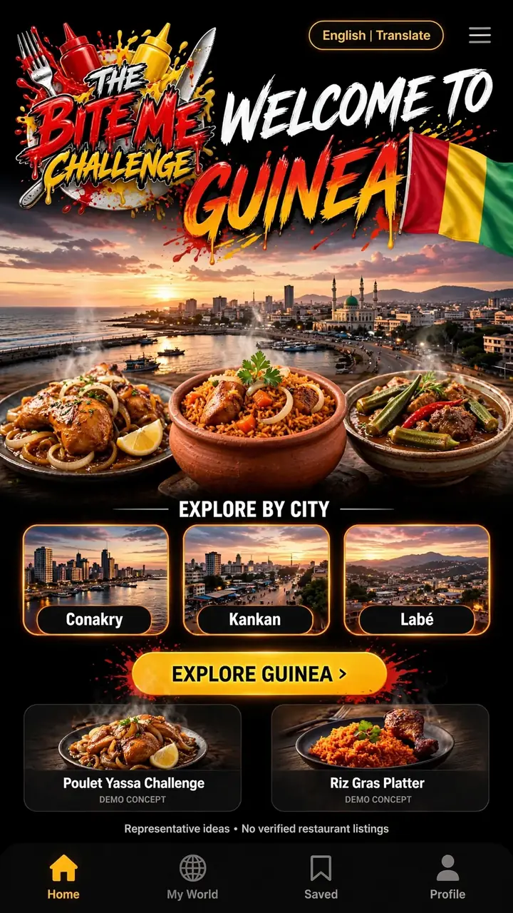 Welcome to Guinea — The Bite Me Challenge