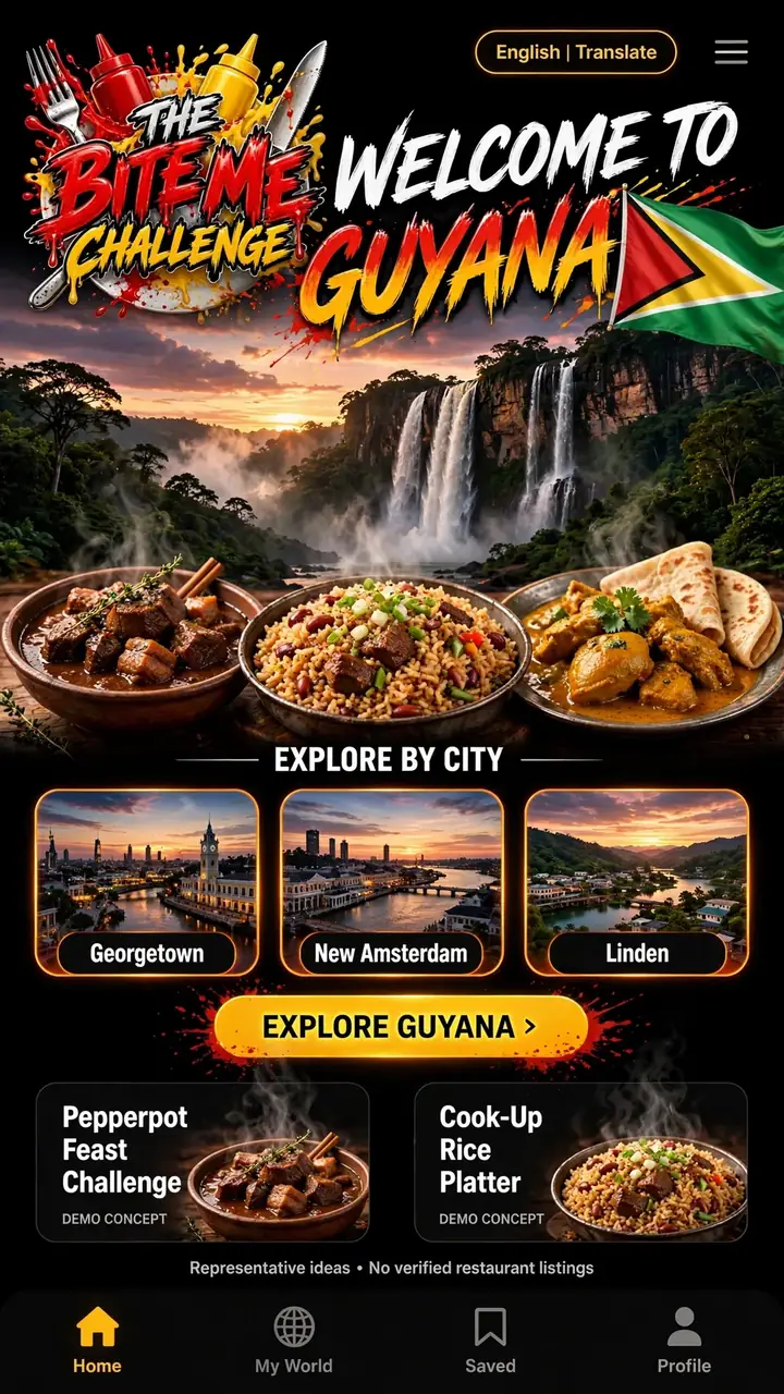 Welcome to Guyana — The Bite Me Challenge