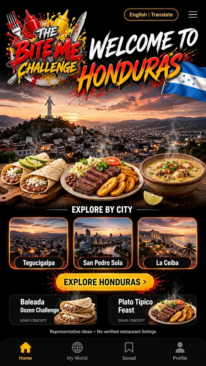 Welcome to Honduras — The Bite Me Challenge