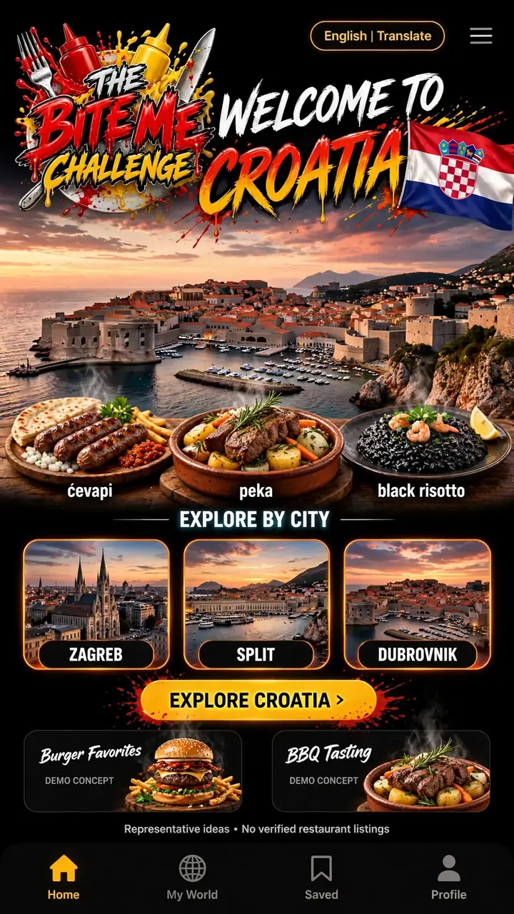 Welcome to Croatia — The Bite Me Challenge