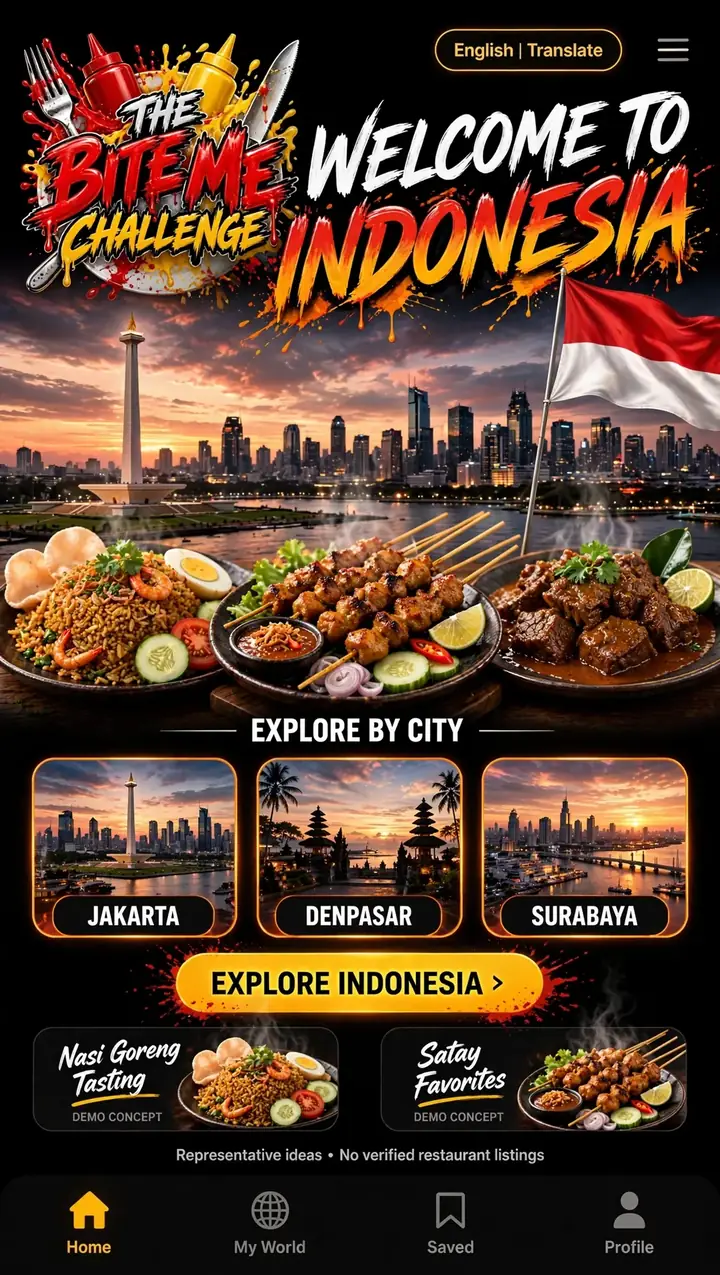 Welcome to Indonesia — The Bite Me Challenge