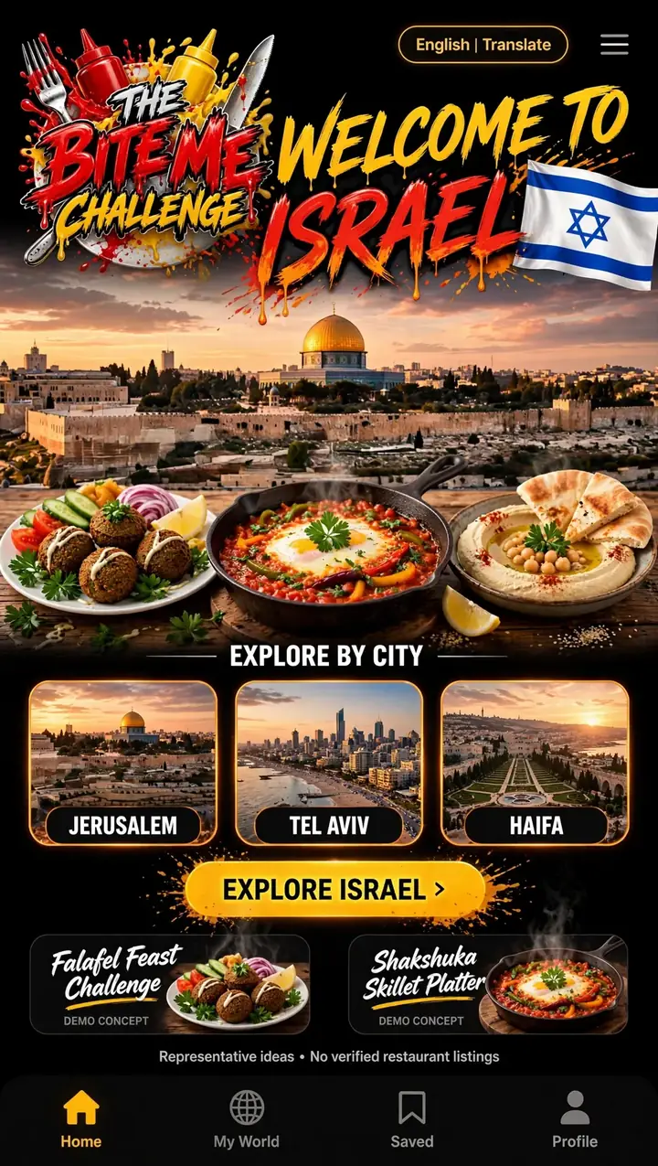 Welcome to Israel — The Bite Me Challenge