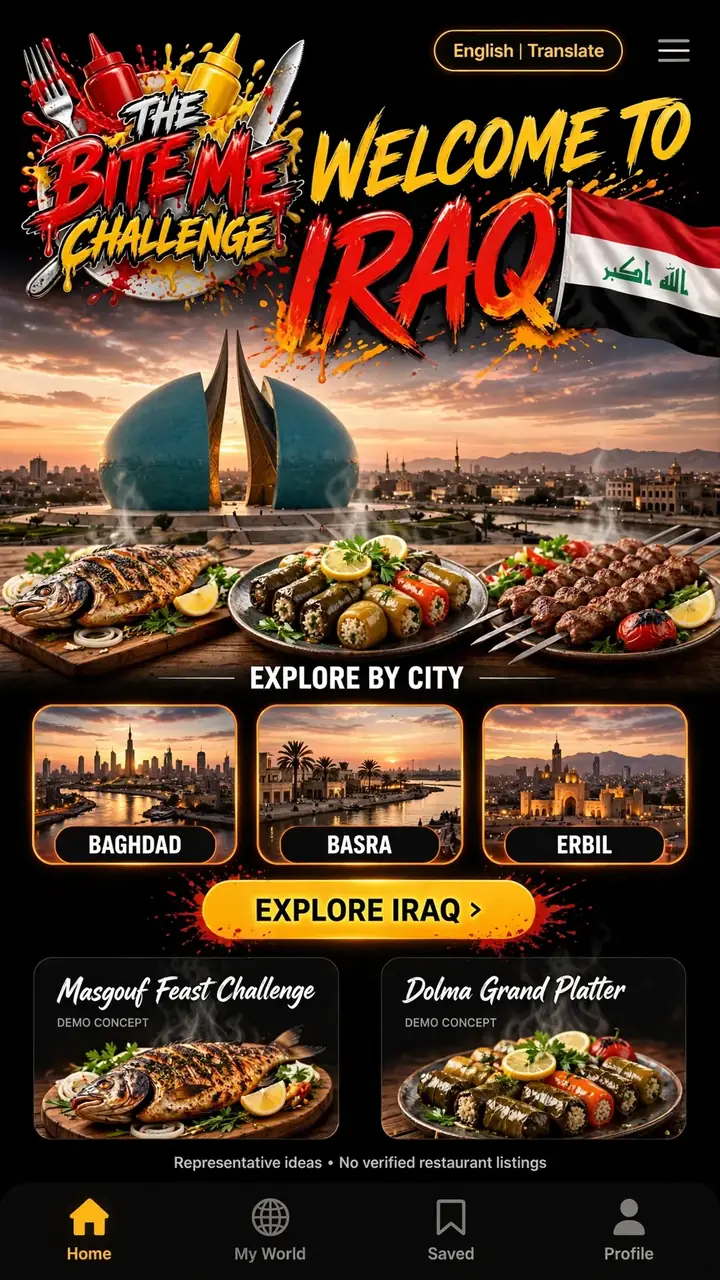 Welcome to Iraq — The Bite Me Challenge