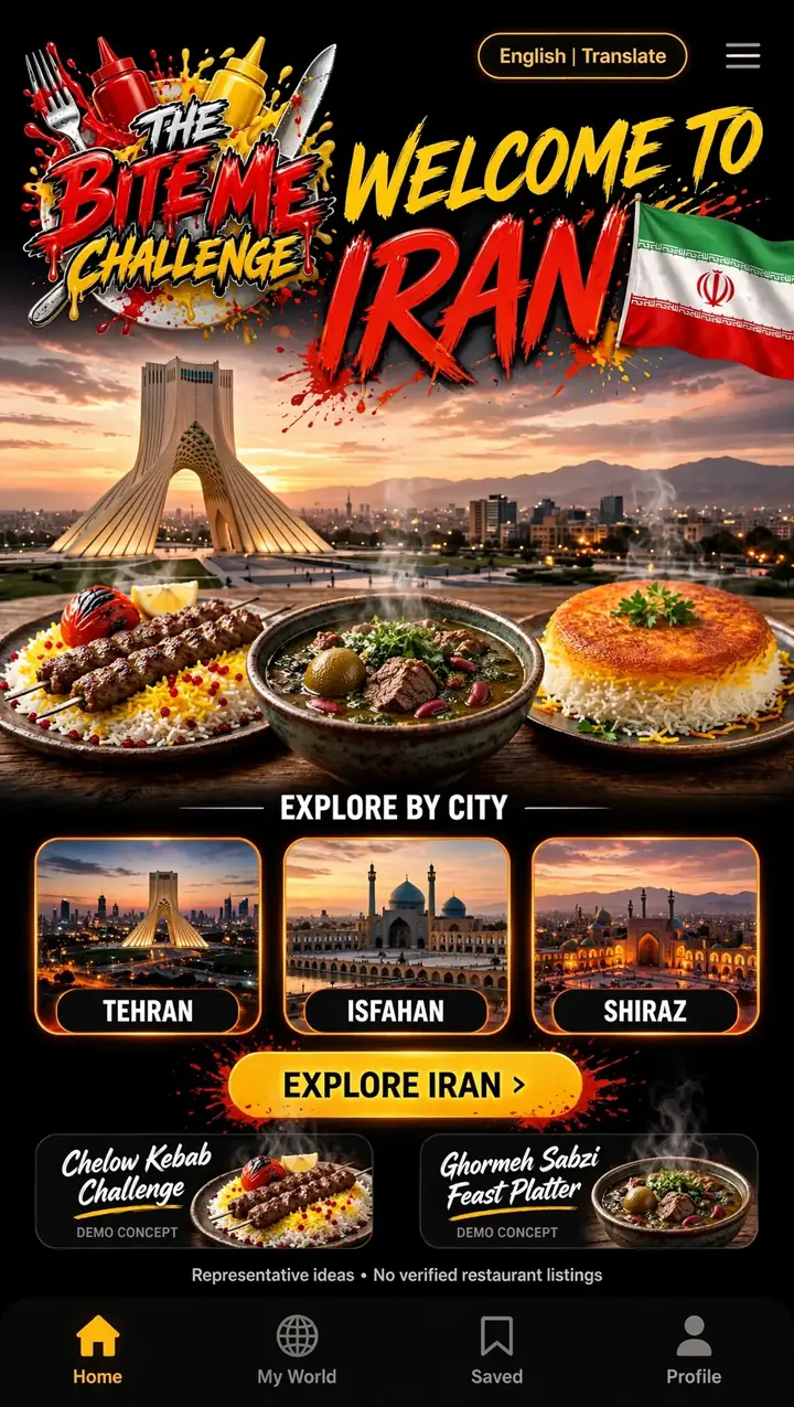 Welcome to Iran — The Bite Me Challenge
