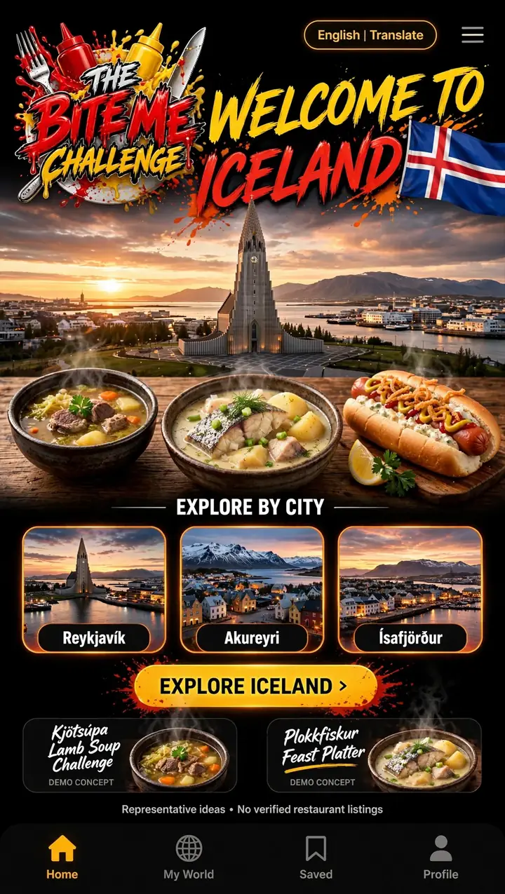 Welcome to Iceland — The Bite Me Challenge