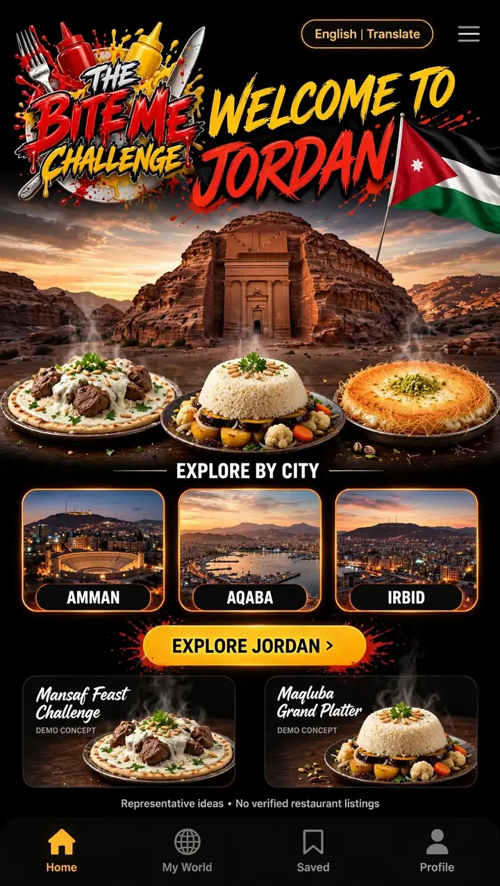 Welcome to Jordan — The Bite Me Challenge