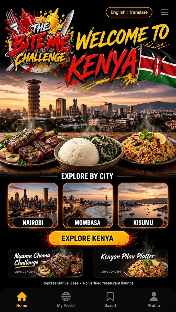Welcome to Kenya — The Bite Me Challenge