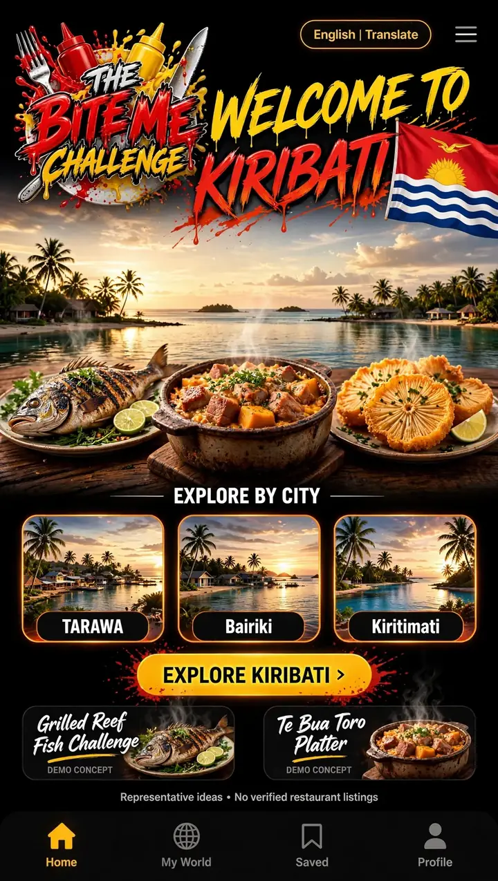 Welcome to Kiribati — The Bite Me Challenge