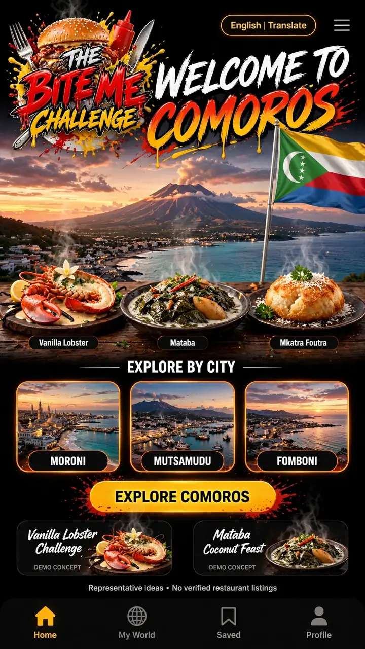 Welcome to Comoros — The Bite Me Challenge
