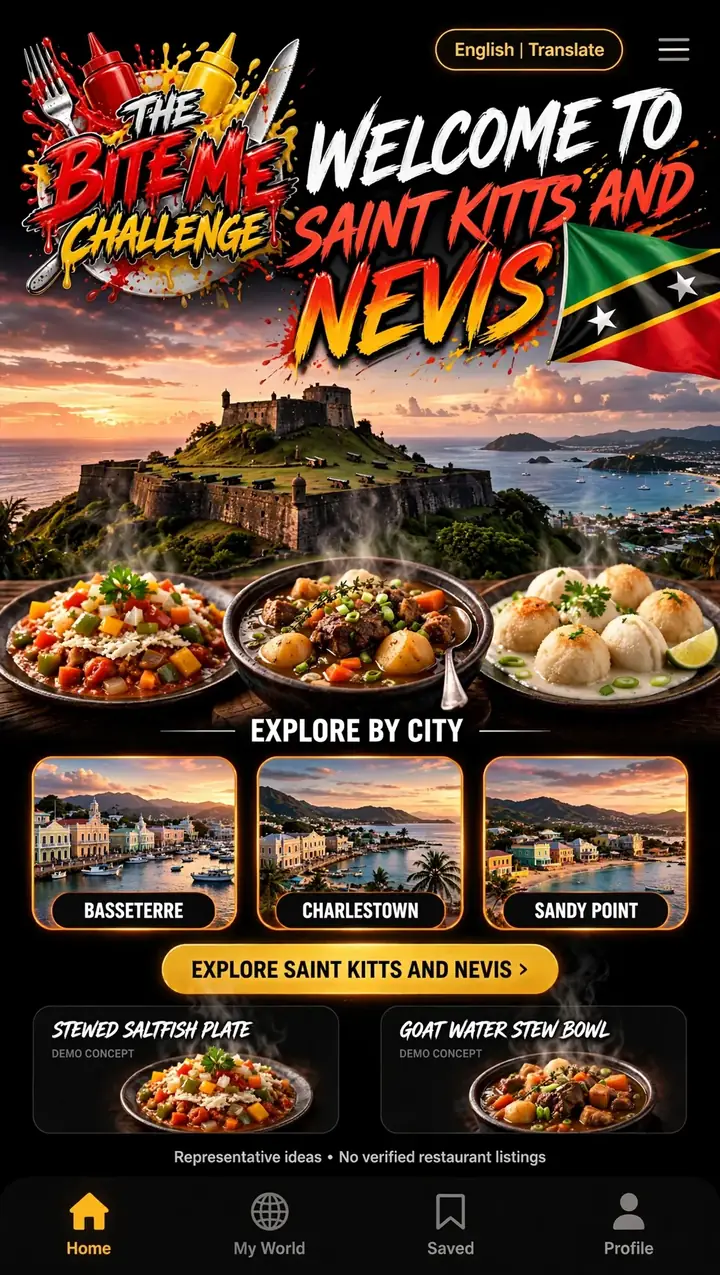 Welcome to Saint Kitts and Nevis — The Bite Me Challenge