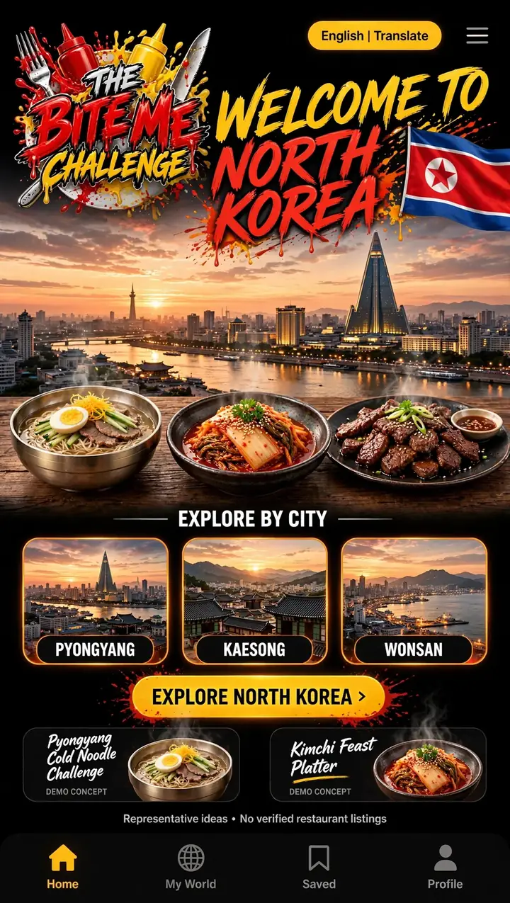 Welcome to North Korea — The Bite Me Challenge