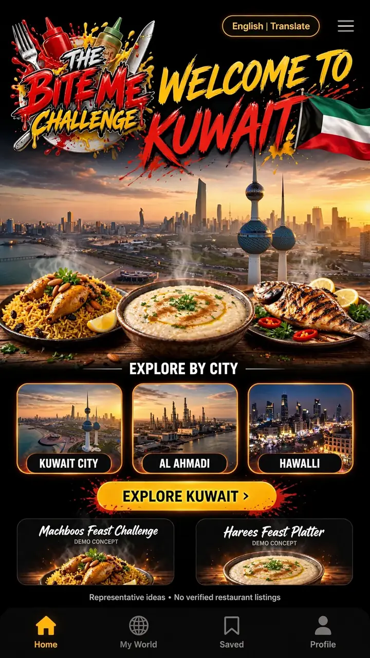 Welcome to Kuwait — The Bite Me Challenge