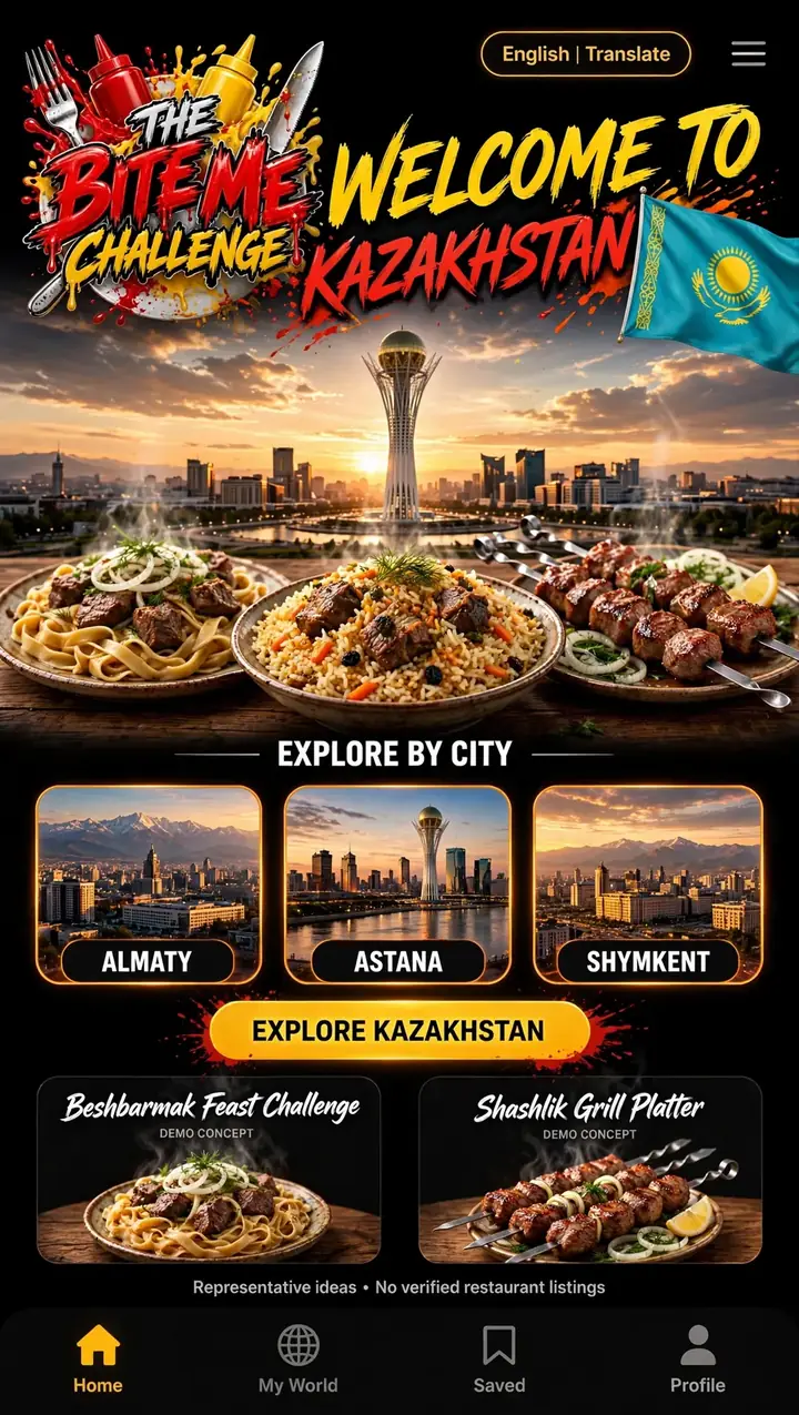 Welcome to Kazakhstan — The Bite Me Challenge