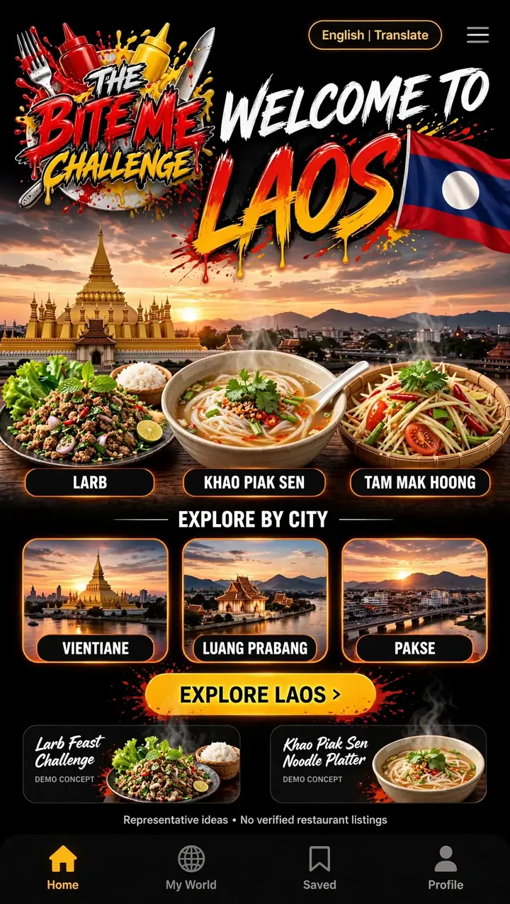 Welcome to Laos — The Bite Me Challenge