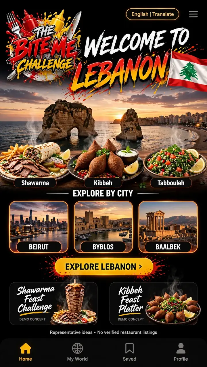 Welcome to Lebanon — The Bite Me Challenge