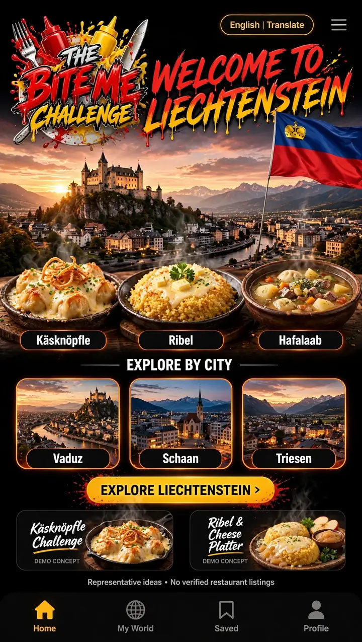 Welcome to Liechtenstein — The Bite Me Challenge