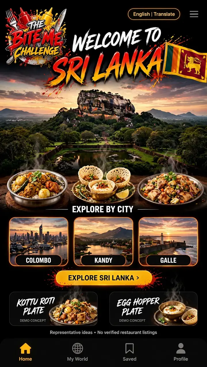 Welcome to Sri Lanka — The Bite Me Challenge