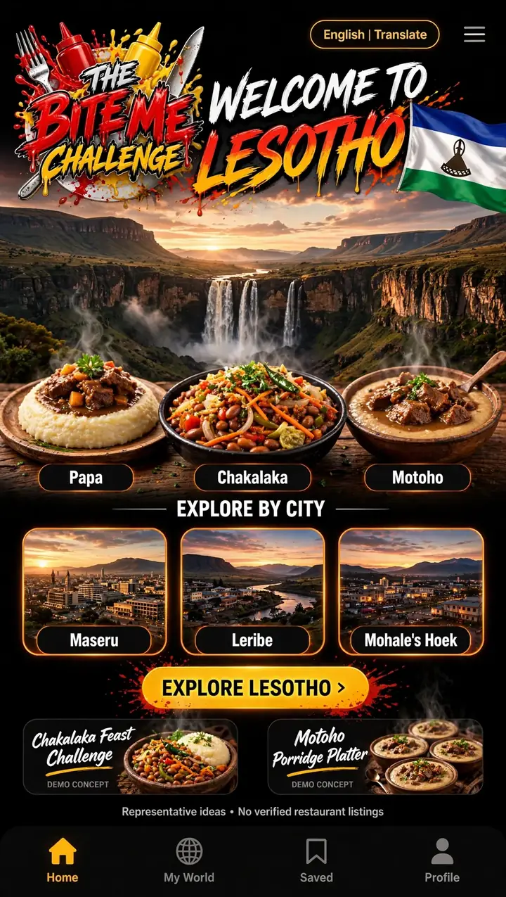Welcome to Lesotho — The Bite Me Challenge