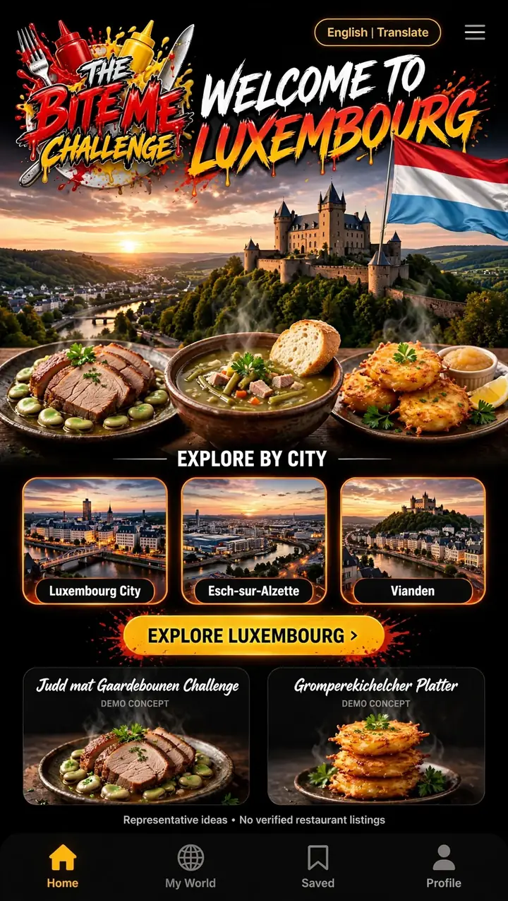 Welcome to Luxembourg — The Bite Me Challenge