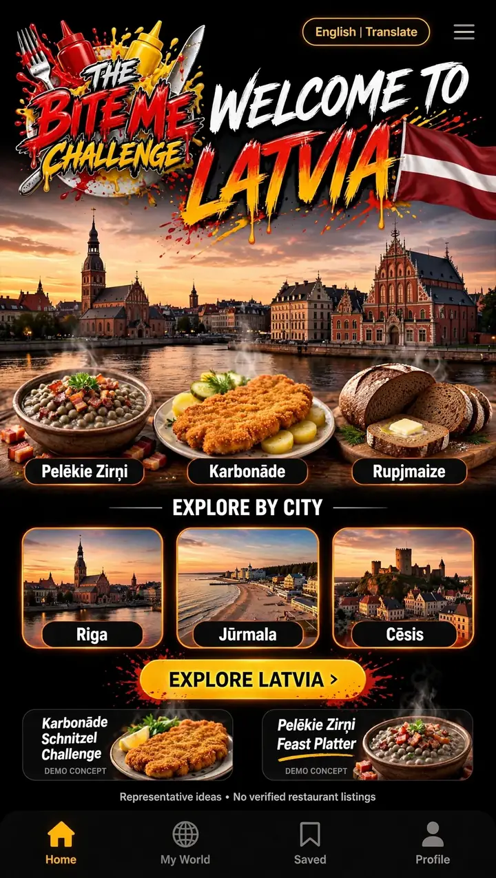 Welcome to Latvia — The Bite Me Challenge
